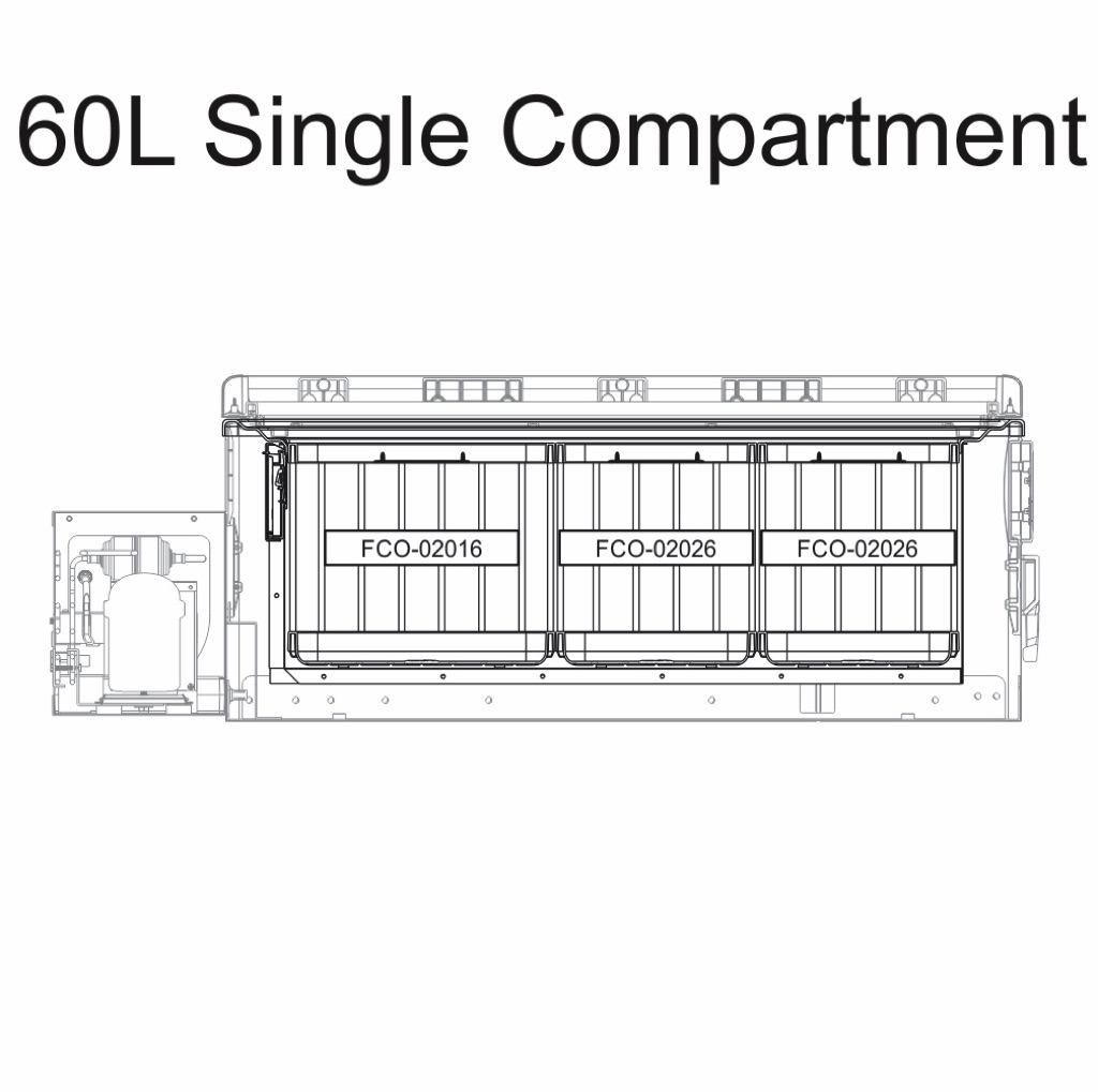 60L Drawer Refrigerator & Freezer - Image 10