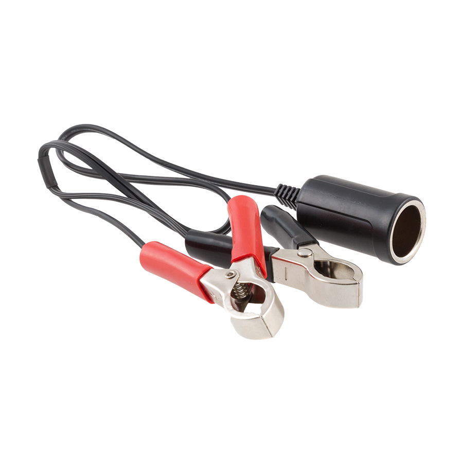 Cigar Female Socket with Battery Clamps