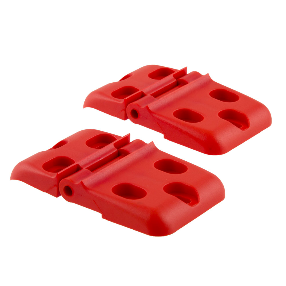 Removable Red Hinges