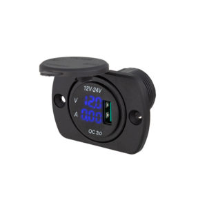 29mm USB QuickCharge & Volt Meter