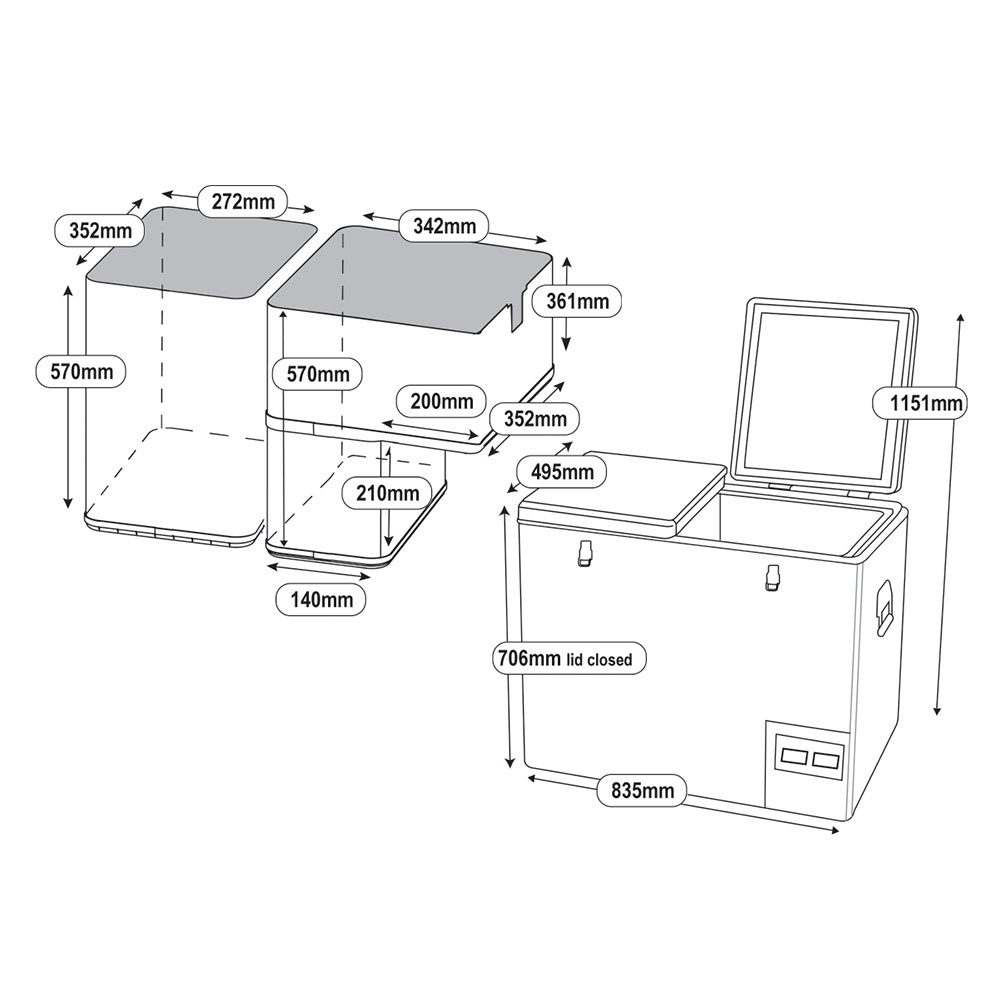 NL 110 Legacy Double Door Medical Refrigerator & Freezer - Image 6