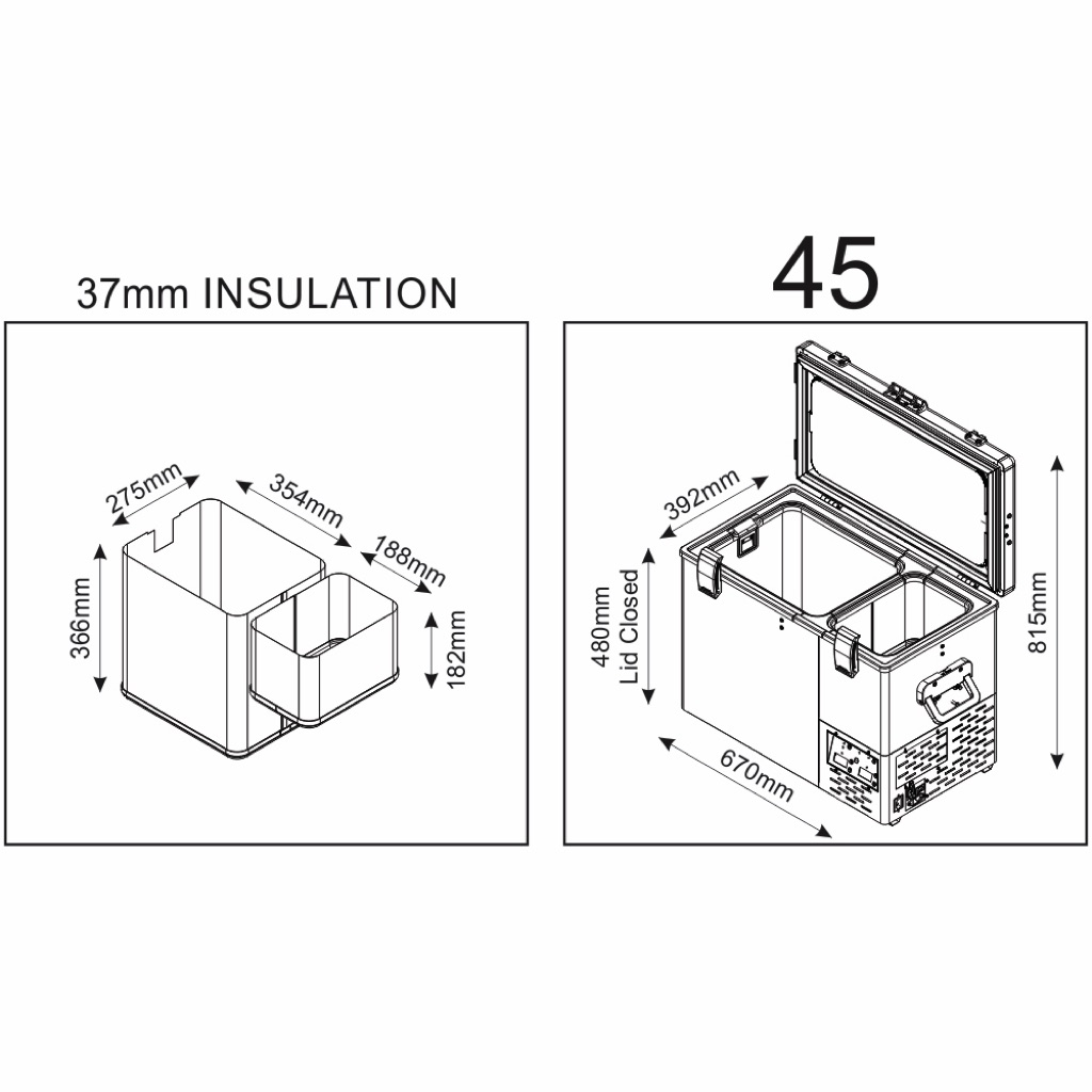 NL 45 Legacy Smart Dual Refrigerator & Freezer - Image 13